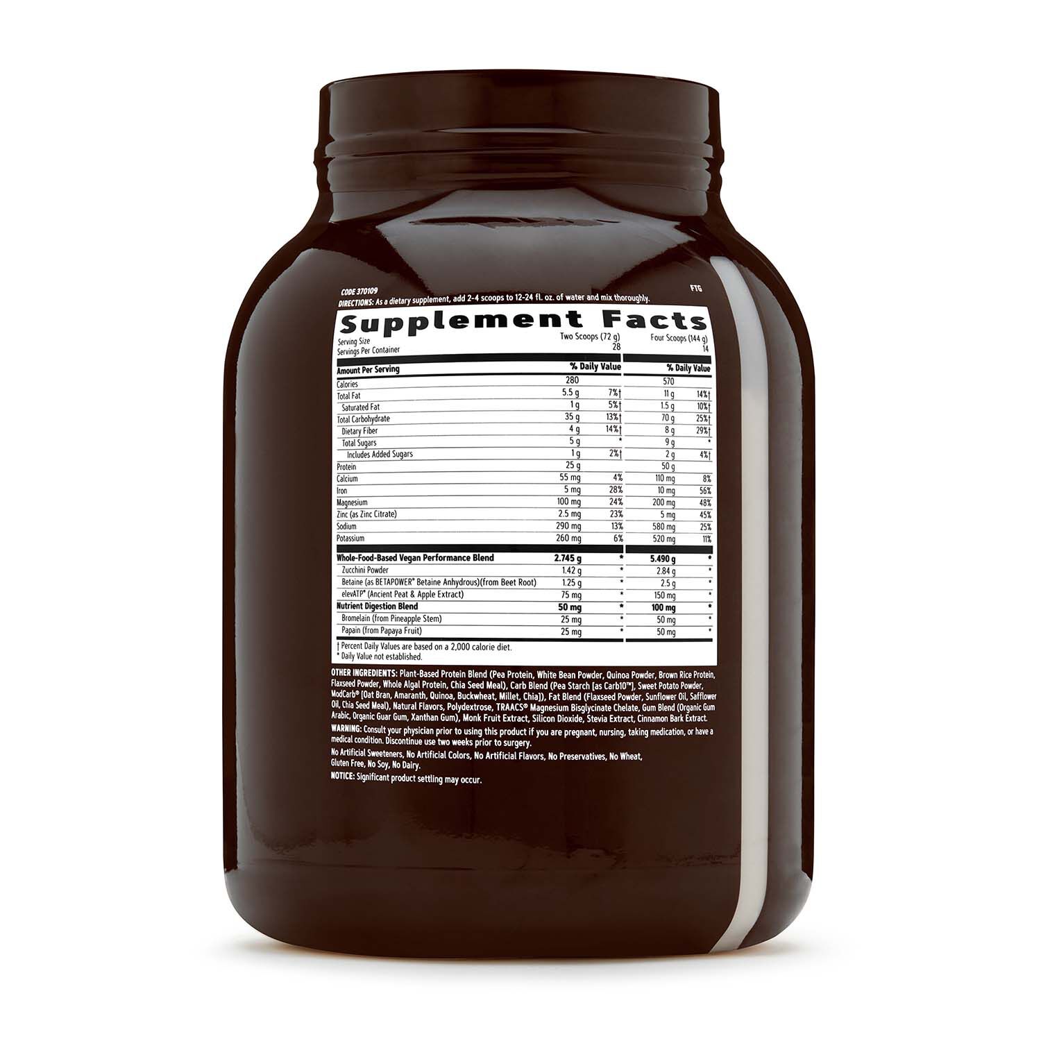 GNC Earth Genius PurEdge PlantBased Gainer Natural